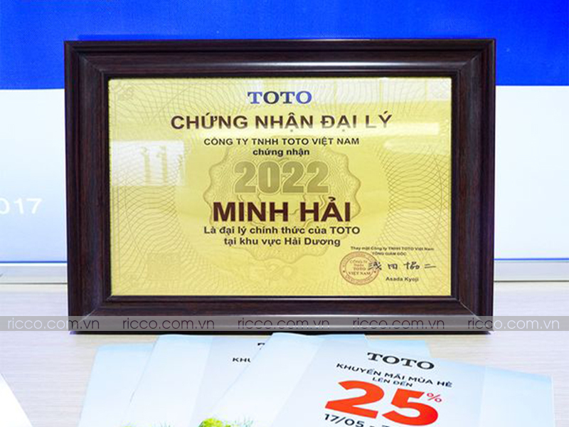 minh hải là đại lý chính thức của thiết bị nhà tắm toto