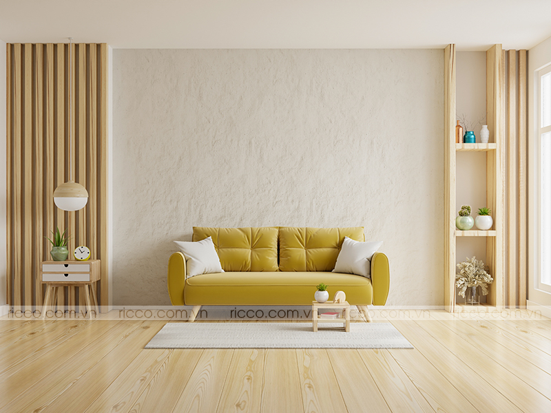 Sofa màu vàng tươi sáng